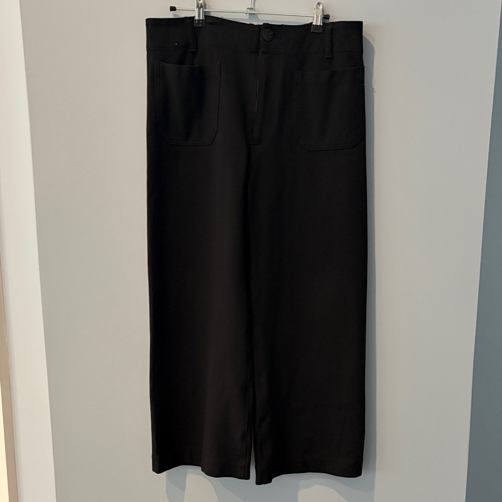 Colette Maeve Black Wide Leg Ponte Pants